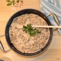 Rognons de veau à la moutarde & haricots verts