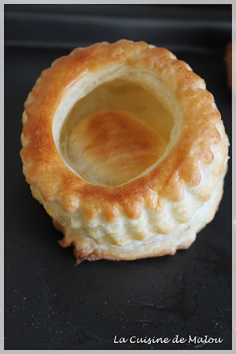 Croustade feuilletée pour bouchée à la reine