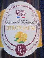 Limonade artisanale au citron