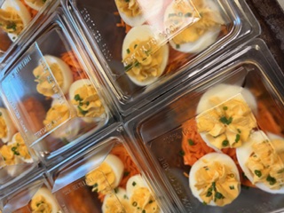 Oeuf mayonnaise & macédoine de légumes