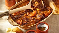 Estoufade de porc IGP du Doubs à la Provençale & coquillettes