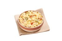 Crudité : Salade piémontaise : pommes de terre, oeuf, tomate, cornichon et mayonnaise