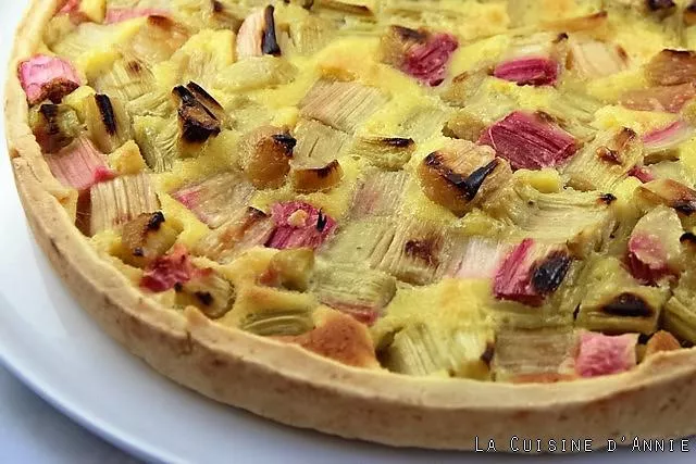 Tarte à la rhubarbe